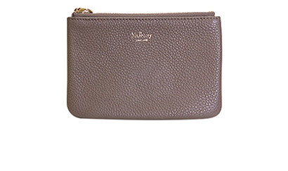 Mulberry Coin Purse, &pound;65, Accessories, Grey, Leather, Front view